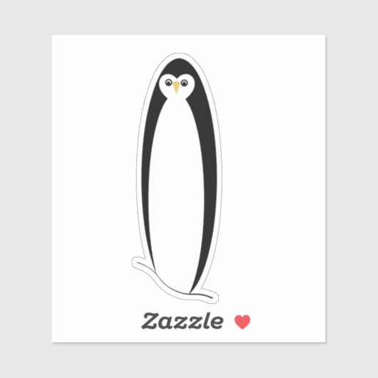 Leuke Penguin Laptop Sticker (Vel)