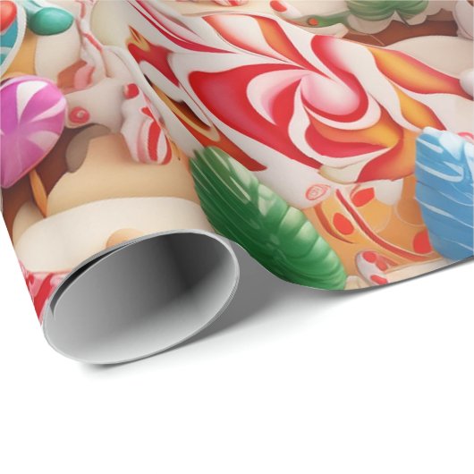 Leuke peperkoek Kerstmis Cadeaupapier (Rol Hoek)