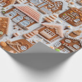 Leuke peperkoek Kerstmis Cadeaupapier (Hoek)