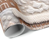 Leuke peperkoek Kerstmis Cadeaupapier (Rol Hoek)