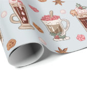 Leuke peperkoek Kerstmis Cadeaupapier (Rol Hoek)