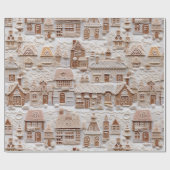 Leuke peperkoek Kerstmis Cadeaupapier (Vlak)