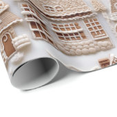 Leuke peperkoek Kerstmis Cadeaupapier (Rol Hoek)