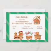 Leuke peperkoek Kerstuitnodiging Kaart (Voorkant)