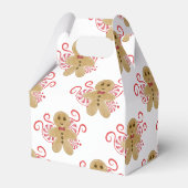 Leuke peperkoek Man & pepermunt Snoep Kerst Bedankdoosjes (Achterkant)