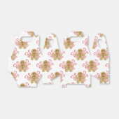 Leuke peperkoek Man & pepermunt Snoep Kerst Bedankdoosjes (Uitgevouwen)