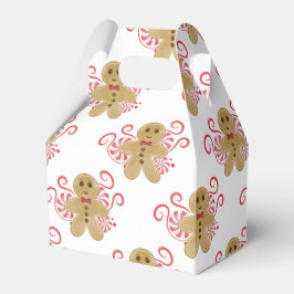 Leuke peperkoek Man & pepermunt Snoep Kerst Bedankdoosjes