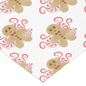 Leuke peperkoek Man & pepermunt Snoep Kerst Korte Tafelloper (Hoek)