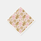 Leuke peperkoek Man & pepermunt Snoep Kerst Servet (Hoek)