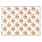 Leuke peperkoek Man & pepermunt Snoep Kerst Tafelkleed (Voorkant (Horizontaal))