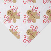 Leuke peperkoek Man & pepermunt Snoep Kerst Tissuepapier (Detail)