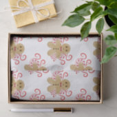 Leuke peperkoek Man & pepermunt Snoep Kerst Tissuepapier (Geschenk)