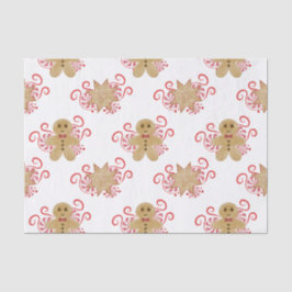 Leuke peperkoek Man & pepermunt Snoep Kerst Tissuepapier