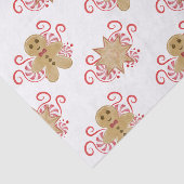 Leuke peperkoek Man & pepermunt Snoep Kerst Tissuepapier (Detail)