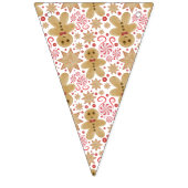 Leuke peperkoek Man & pepermunt Snoep Kerst Vlaggetjes (Derde vlag)