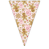 Leuke peperkoek Man & pepermunt Snoep Kerst Vlaggetjes (Eerste vlag)