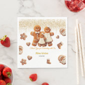 Leuke peperkoekjongen Koekversiering Feestje Servet (Insitu)