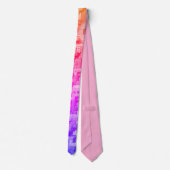 Leuke personages Regenboog stenen (Roze) Stropdas (Achterkant)