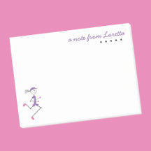 Leuke personaliseer Lady Running aangepaste naam S