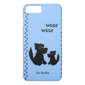 Leuke Persoonlijke Familie Doggie Case-Mate iPhone Case (Achterkant)