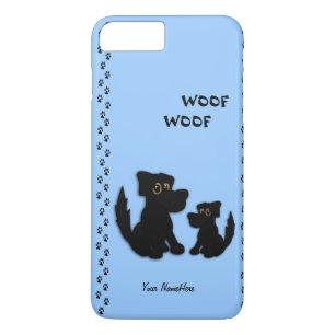Leuke Persoonlijke Familie Doggie iPhone 8/7 Plus Hoesje
