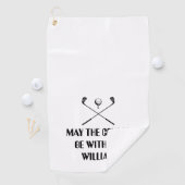 Leuke Persoonlijke Naam Golfhanddoek (Insitu)