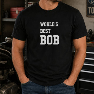 Leuke Persoonlijke Werelds Beste Bob Verjaardag T-shirt