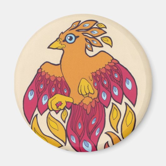Leuke Phoenix Magneet (Voorkant)