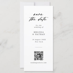 Leuke Photobooth Strip QR Code Bruiloft Save the D