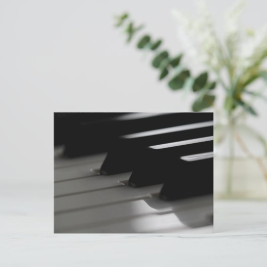 Leuke Piano Briefkaart (Staand voorkant)