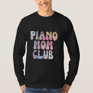 Leuke Piano Mom Club Lidmaatschap T-shirt
