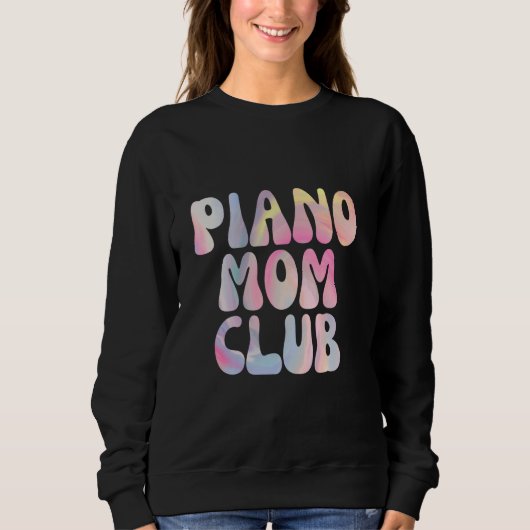 Leuke Piano Mom Club Lidmaatschap Trui (Voorkant)