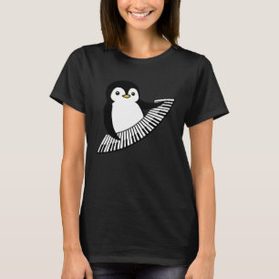 Leuke Piano Penguin T-shirt