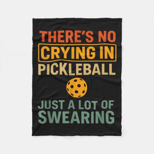 Leuke pickle bal speler liefhebbers grappige klere fleece deken (Voorkant)
