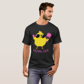 Leuke Pickleball Shirten, PICKLEBALL CHICK Pullove T-shirt (Voorkant volledig)