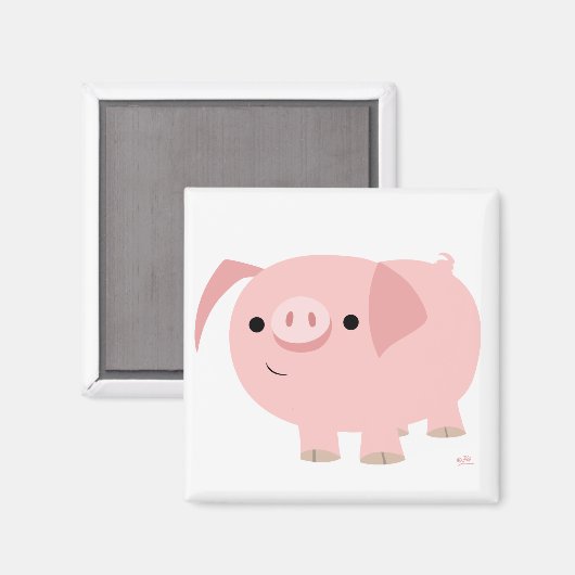 Leuke piggy magneet (Voorkant / Achterkant)