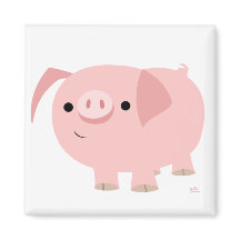 Leuke piggy magneet