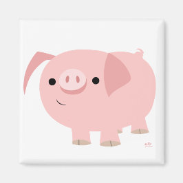 Leuke piggy magneet