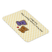 Leuke pindakaas en gelei beste vrienden magneet (Rechterzijde)