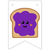 Leuke pindakaas en gelei brood vlaggetjes (Tweede vlag)