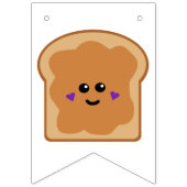 Leuke pindakaas en gelei brood vlaggetjes (Derde vlag)