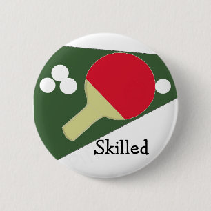 Leuke Ping Pong Ontwerp Ronde Button 5,7 Cm