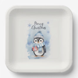 Leuke Pinguïn 2 Papieren Bordje
