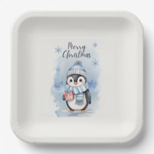 Leuke Pinguïn 2 Papieren Bordje