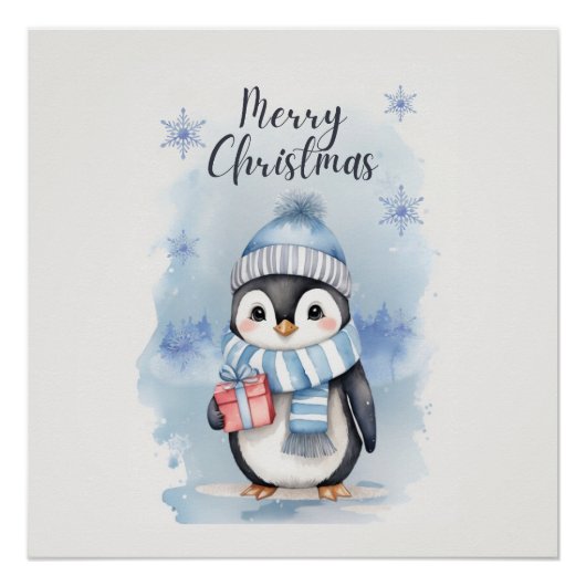 Leuke Pinguïn 2 Perfect Poster (Voorkant)