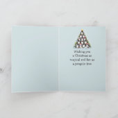 Leuke Pinguïn Kerstboom Groeten Kaart (Binnen)