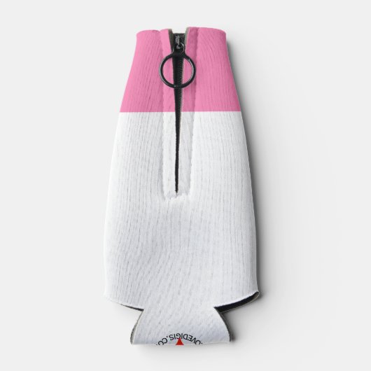Leuke Pinguïn Nurse Roze Stethoscoop Custom Flesjeskoeler (Achterkant)