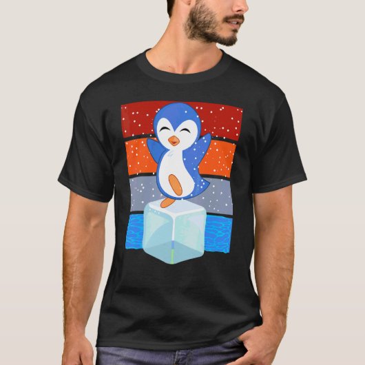 Leuke Pinguïn Pinguïn Dag T-shirt (Voorkant)