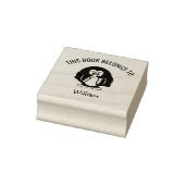 Leuke pinguïnbril Dit boek behoort tot Naam Rubberstempel (Stempel)