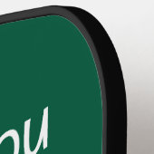 Leuke Pinguins Squad Kerstmis Pickleball Paddle (Links Detail)